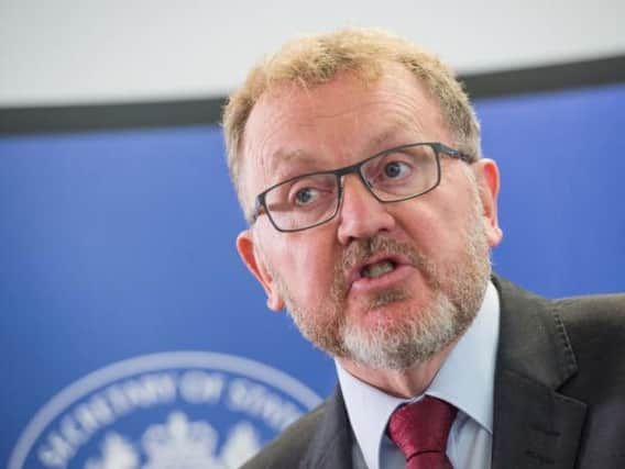 David Mundell says the falling employment rate in Scotland is a concern