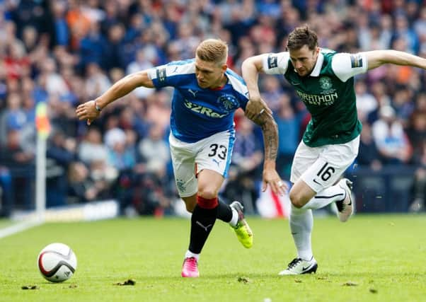 Martyn Waghorn confronted a young fan who called him "s***e". Picture: Robert Perry