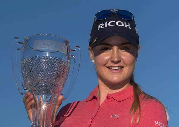 Charley Huxley shows off her trophy. Pic: Gabe Rioux