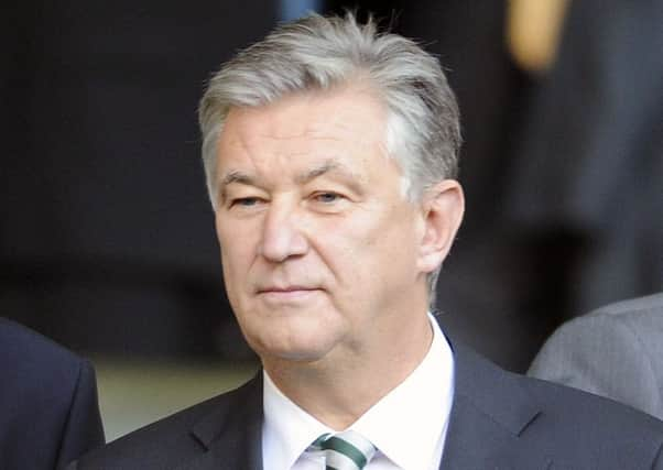 Peter Lawwell believes Celtic are held back by being in Scottish football. Picture: John Devlin