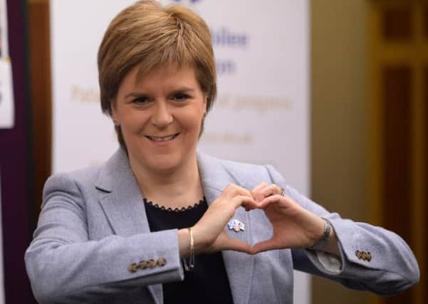 Nicola Sturgeon is one of only two UK-based politicians on the list of global thinkers. Picture: SWNS