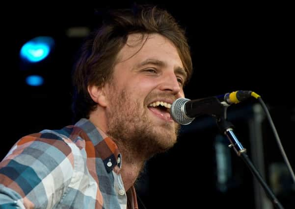 CHELMSFORD, ENGLAND - AUGUST 16:  James Walsh  of Starsailor performs at Sony's Xperia Access acoustic stage in the Virgin Media Louder Lounge. Unseen footage of Starsailor's performance can be viewed at www.vevo.com/xperiaaccess at Hylands Park on August 16, 2014 in Chelmsford, England.  (Photo by Ben A. Pruchnie/Getty Images for Sony Music)