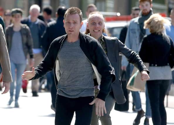 Trainspotting actors Ewan McGregor  and Ewan Bremner. Picture: PA