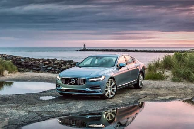 The Volvo S90 saloon