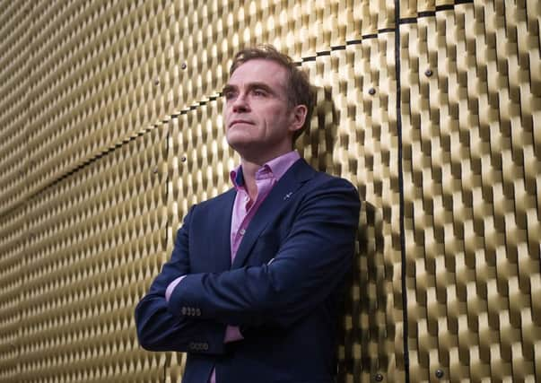 Chris Roche at Glasgow's Queen Elizabeth University Hospital, the site of Aridhia's new headquarters. Picture: John Devlin