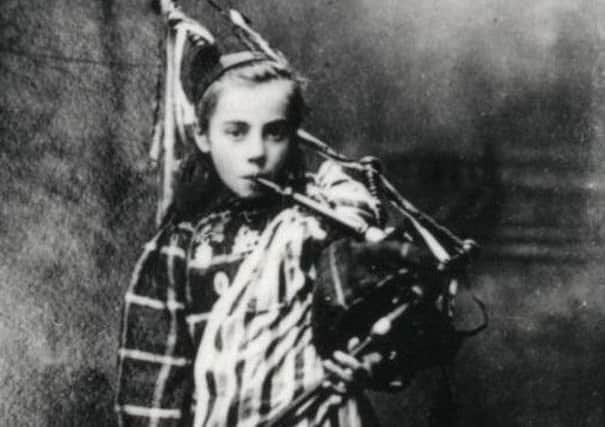 Bessie Watson, aged 9, dressed for the Womens Franchise Procession and Demonstration in October 1909. Picture: The People's Story, Edinburgh Museums & Galleries