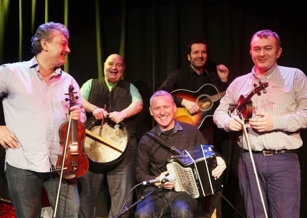 Four Men and a Dog  PIC: Lorcan Doherty Photography