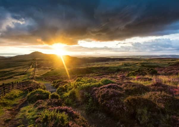 West Lomond, as seen from the western approach to East Lomond.