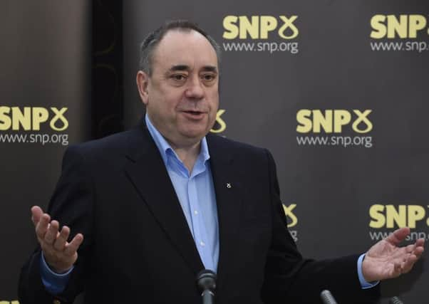 Salmond made his comments despite widespread anger over Finance Secretary Derek Mackays handling of rates revaluation, which comes into effect in April.