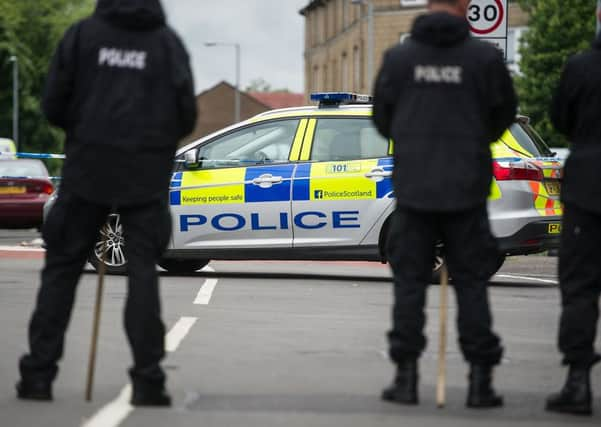 Police Scotland. Picture: John Devlin.