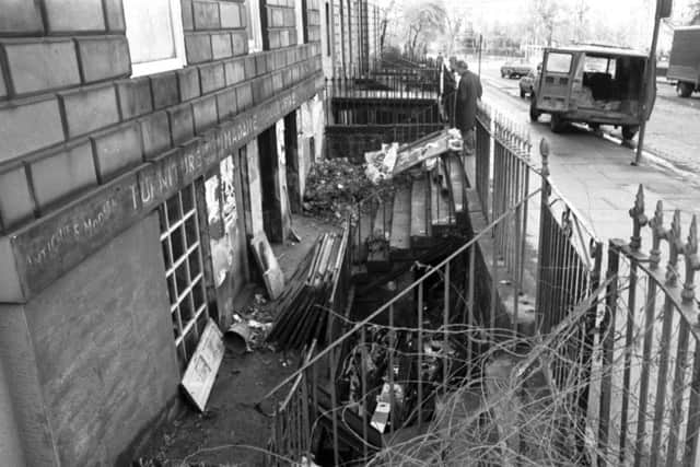 Madame Doubtfire's shop in Stockbridge in 1982. Picture: TSPL