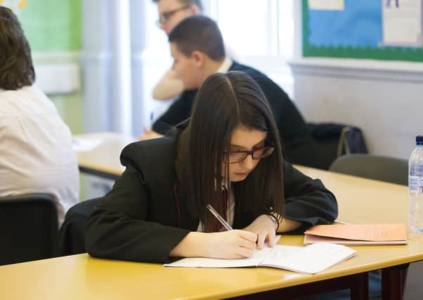 Pupils bring their views on current affairs to school. Picture: John Devlin