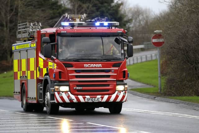 The blaze caused "significant damage" before being put out by firefighters. Picture: John Devlin