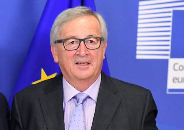 European Commission President Jean-Claude Juncker at the European Commission in Brussels on February 20, 2017. AFP PHOTO / EMMANUEL DUNANDEMMANUEL DUNAND/AFP/Getty Images