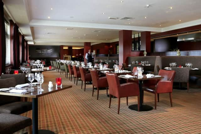 A restaurant at the Macdonald Aviemore Resort