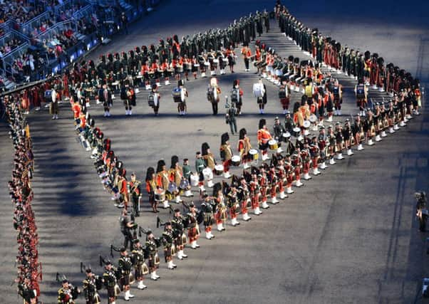 Bollywood dancers will be taking centre stage at the Tattoo on the Castle Esplanade. Picture: AFP/GettyImages