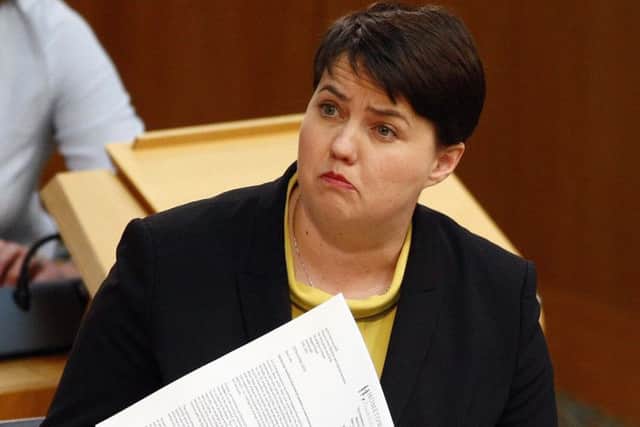 Ruth Davidson. Picture: Andrew Cowan