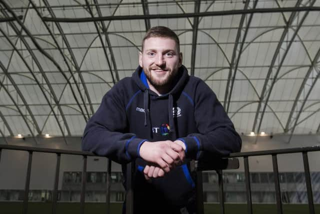 Scotland's Finn Russell is not the senior half-back in Vern Cotter's side. Picture: Gary Hutchison/SNS