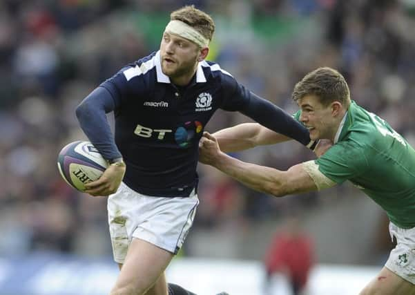 Six Nations 2017
Scotland v Ireland, Murrayfield Stadium, Edinburgh.

l-r  Finn Russell of Scotland and Garry Ringrose of Ireland



 Neil Hanna Photography
www.neilhannaphotography.co.uk
07702 246823