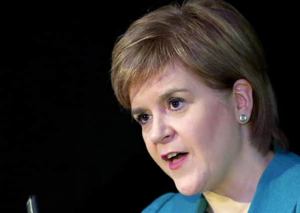 Scotland's First Minister Nicola Sturgeon. Picture: Jane Barlow/PA Wire