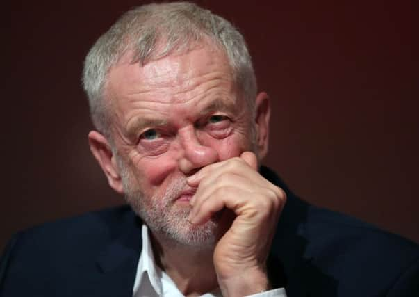 Labour party leader Jeremy Corbyn during the Labour's economic conference at Glasgow Royal Concert Hall. Picture: Jane Barlow/PA Wire