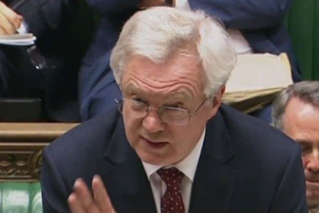 Brexit Secretary David Davis  mocked accusations that the upcoming general election was solely about capitalising on poor Labour polling. Picture: PA Wire