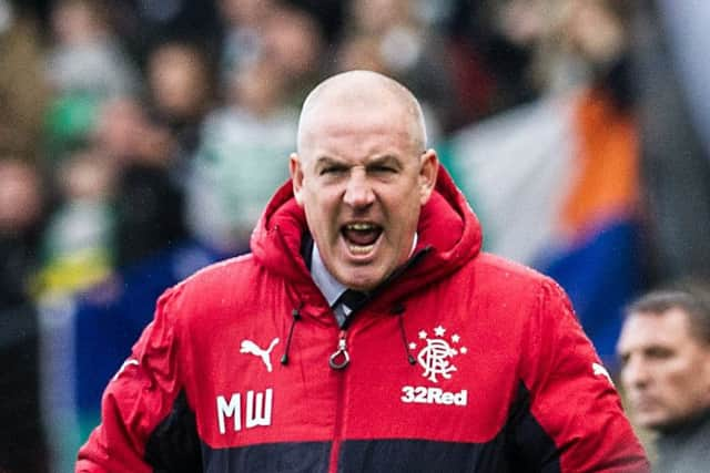 Mark Warburton left Rangers earlier this year. Picture: John Devlin