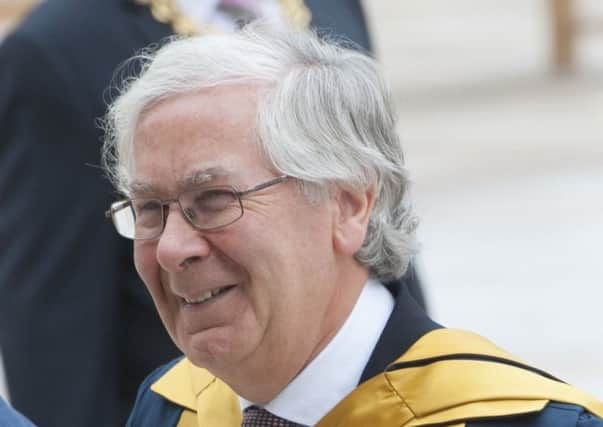 Former Governor of the Bank of England, Sir Mervyn King. Picture: Abertay