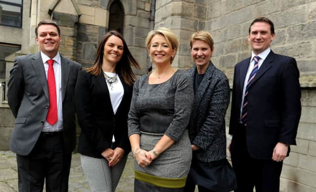 Scotsman Conference speakers from left:  Derek Shaw, Paula Skinner, Laura Gordon, Petra Wetzel and Stuart Lunn (Photo Lisa Ferguson)