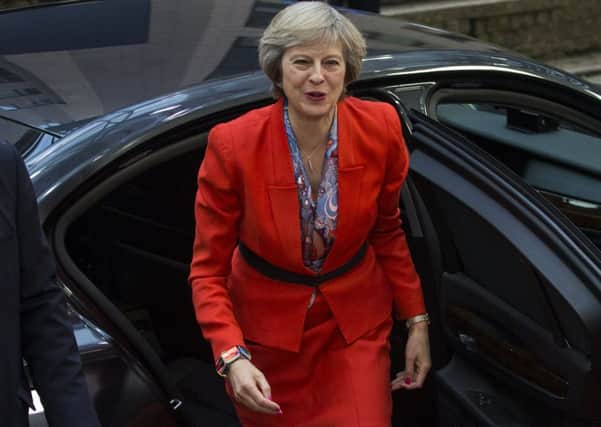 Theresa May hopes her arrival in Scotland to meet First Minister Nicola Sturgeon will enable her to 
promote shared objectives. Picture: Getty