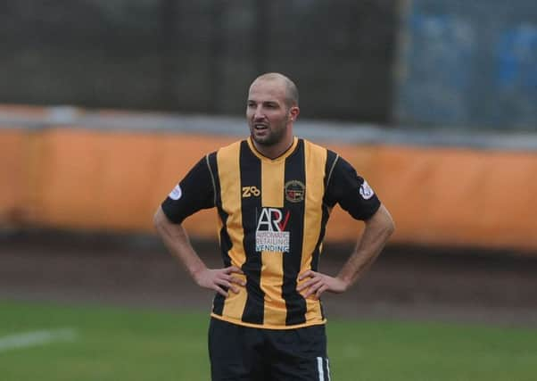 Brian Martin playing for Berwick Rangers. Picture: Johnson Press