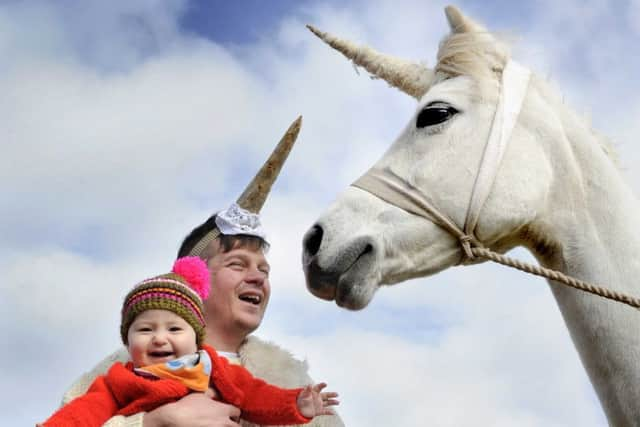 Festival-goers will be encouraged to wear unicorn horns at the Knockengorroch World Ceilidh Music Festival. Picture: Contributed