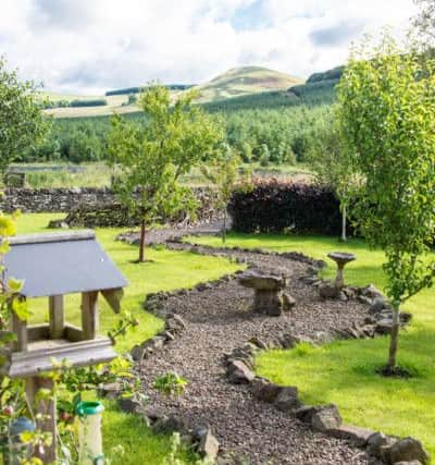 View of the garden and beyond