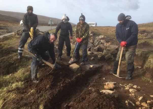 Rabbies staff toil in cold weather. Picture: Contributed