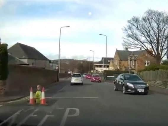 The worker in a manhole in the Craiglockhart area of Edinburgh on 27 February