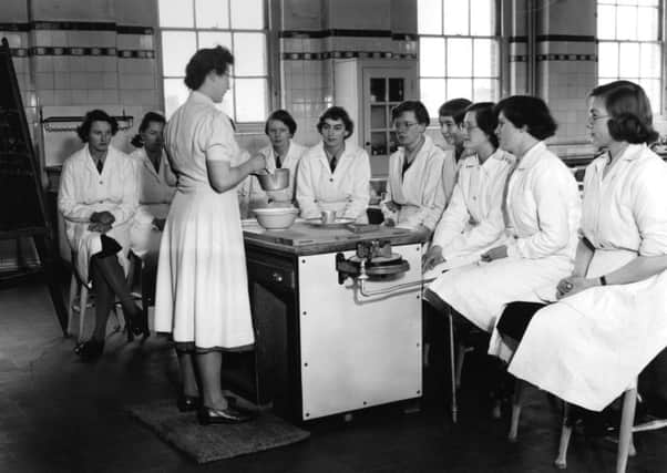 Pupils are losing out on valuable life skills, including how to combat obesity, because of a fall in the number of home economics teachers in schools since the SNP came to power. (Photo by Harrison /Topical Press Agency/Getty Images)