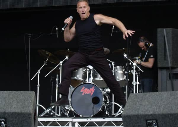 Richard Jobson demonstrating my s*** dancing and all of that at T in the Park on the 30th anniversary of The Skids in 2007. Picture: Phil Wilkinson