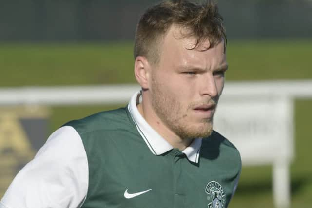 Jamie Insall appears in Hibernian V Aberdeen - development squad. Picture: TSPL