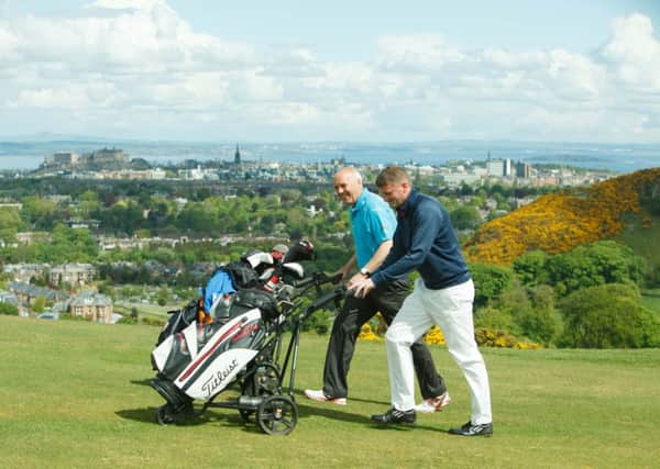 Kieth Reilly from Silverknowes and Paul Cunningham from Carrickvale play in last season's Dispatch. Pic: TSPL