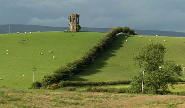 Gartincaber Tower, before it was ruined in January 2012. Picture: contributed