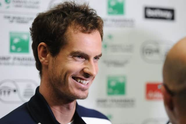 Scottish tennis star Andy Murray. Picture: John Devlin