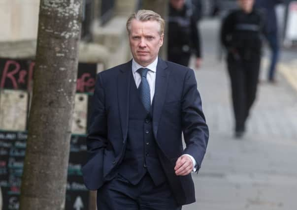 Former Rangers owner Craig Whyte arrives at Glasgow High Court. Picture: John Devlin