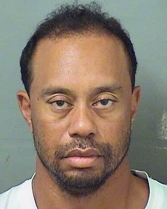 This image provided by the Palm Beach County Sheriff's Office on Monday, May 29, 2017, shows Tiger Woods. Police in Florida say Tiger Woods has been arrested for DUI.   (Palm Beach County Sheriuff's office via AP)