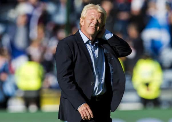 Scotland manager Gordon Strachan at full-time.