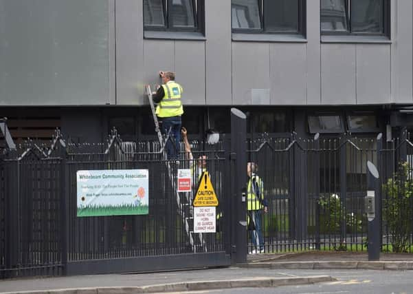 Salford City Council has announced that cladding is to be removed from its high rise homes in Pendleton in the wake of the Grenfell Tower fire. Picture: PAUL ELLIS/AFP/Getty Images