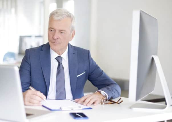 Middle-aged office workers spend more time sitting than older pensioners, research from the University of Edinburgh reveals.