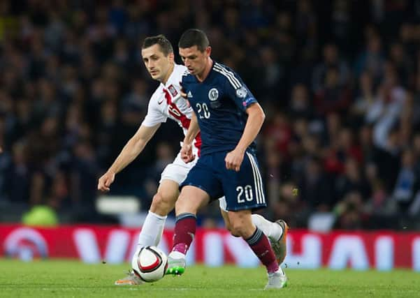 Graham Dorrans has been capped 12 times for Scotland. Picture: John Devlin