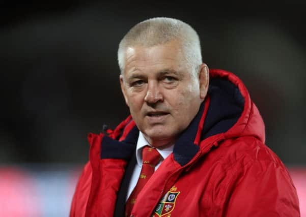 British and Irish Lions coach Warren Gatland. Picture: David Davies/PA Wire