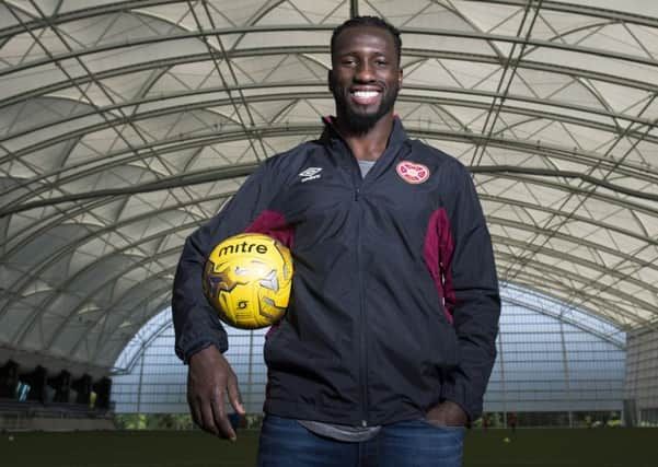 Esmael Goncalves memorably lifted the League Cup with St Mirren in 2013. Picture: SNS.