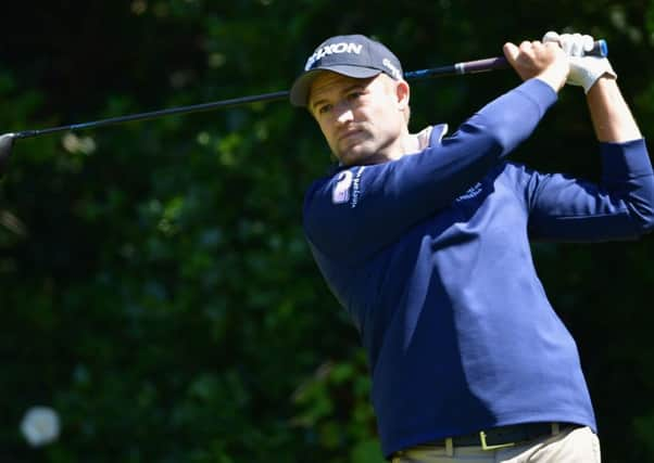 Russell Knox during a practice round ahead of the Open at Royal Birkdale.